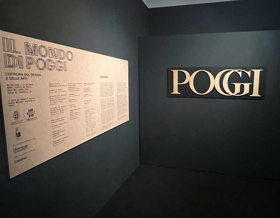 Allestimento della mostra dei capolavori di Poggi