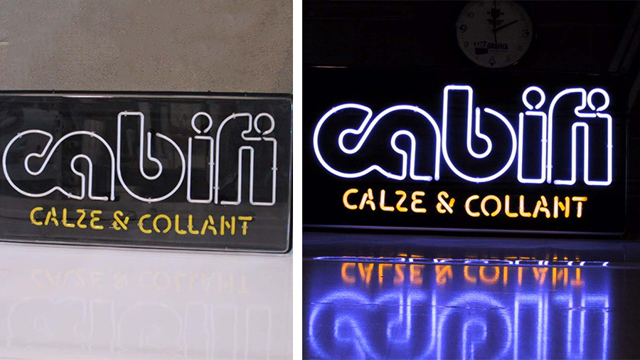 Cabifi - insegna luminosa neon